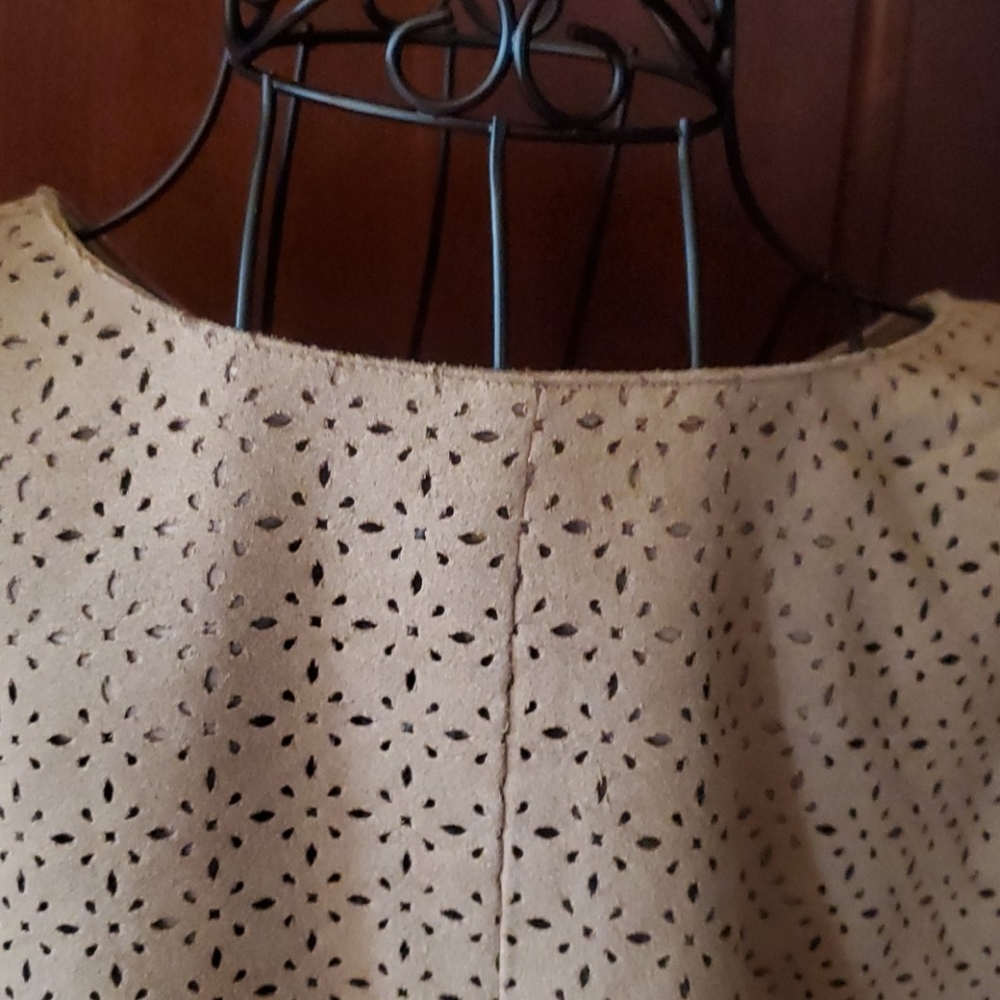 NWT Chicos Faux Suede Jacket Ladies - Picture 7 of 7